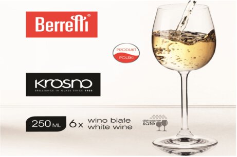 Kieliszki do wina białego 250ml